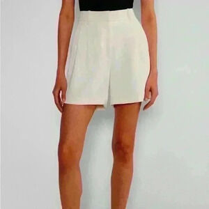 Wilfred High Waist White Tailored Shorts